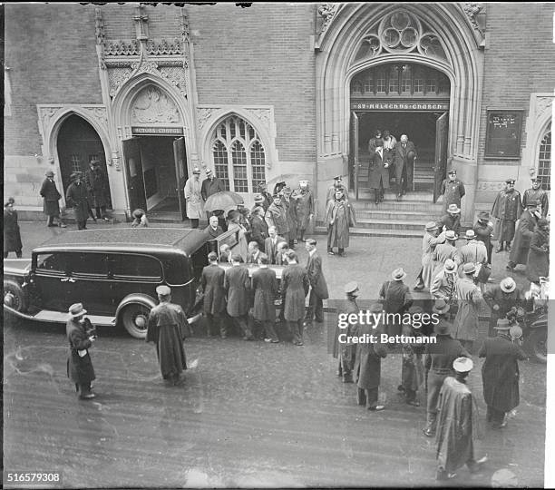 Hundreds of persons from every walk of life, all friends of the man who changed boxing, attended the funeral of James J. Corbett, at St. Malachy's...