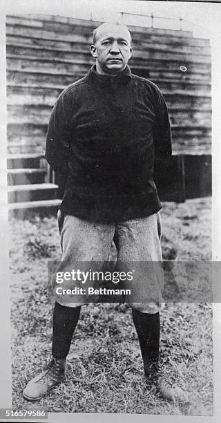 This is a photo of Knute Rockne, Coach of the Notre Dame football team which plays this season against the Army and Princeton teams, and is confident...