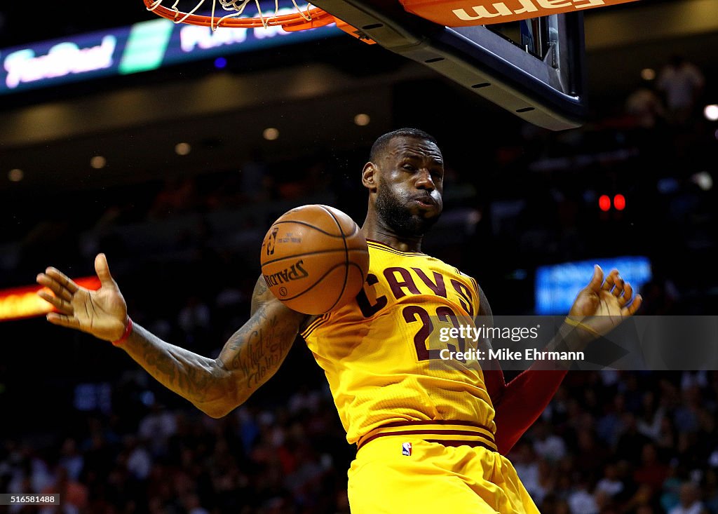 Cleveland Cavaliers v Miami Heat