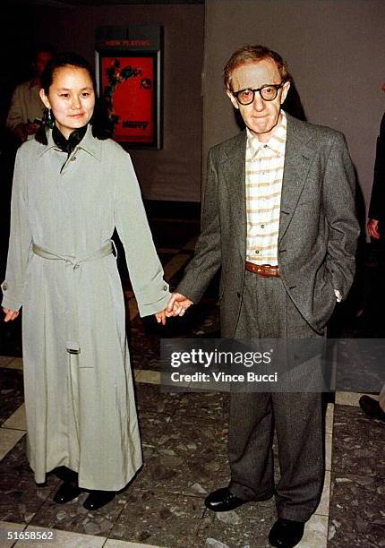 Actor-director Woody Allen and his adopted daughter and girlfriend, Soon Yi Previn arrive for the world premiere of his new film, "Deconstructing...