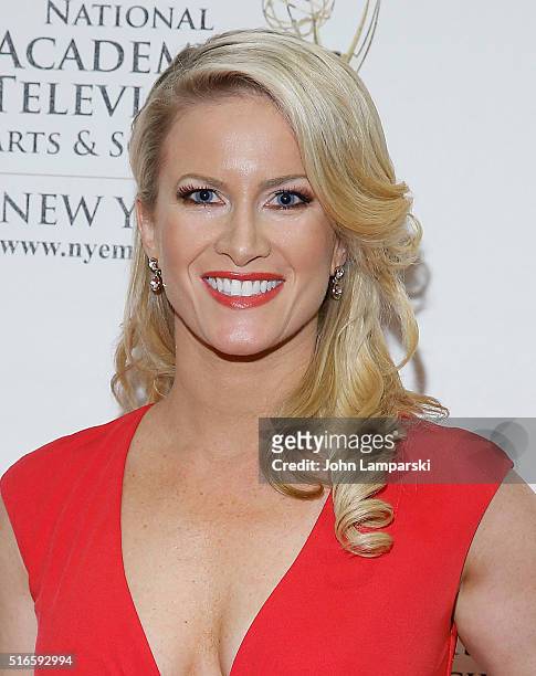 Alice Gainer attends 59th Annual New York Emmy Awards at Marriott Marquis Times Square on March 19, 2016 in New York City.