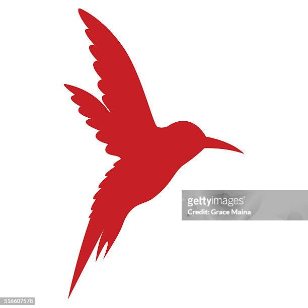 ilustraciones, imágenes clip art, dibujos animados e iconos de stock de tarareo pájaro pájaro volando en el aire libre-vector - canturrear