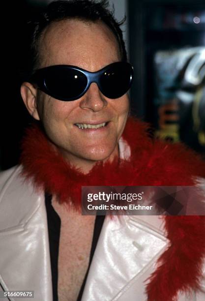 Fred Schneider of the B-52's at the premiere of Velvet Goldmine, New York, October 26, 1998.
