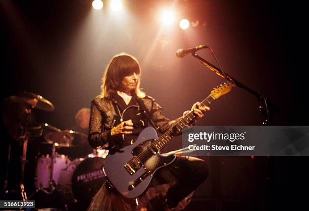 Chrissie Hynde of Pretenders performs at Irving Plaza, New York, May 24, 1994.