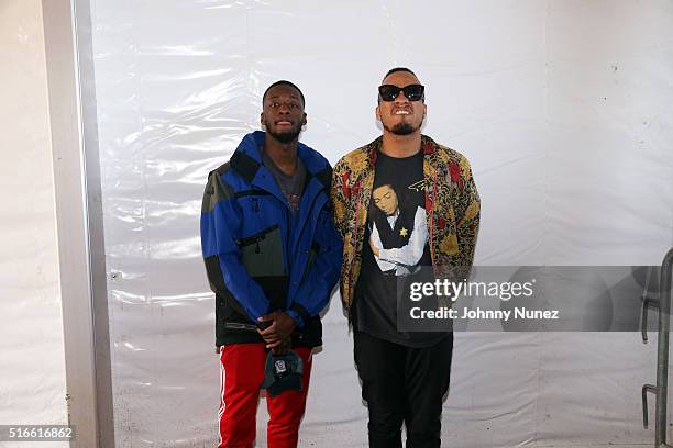 Recording artists GoldLink and Anderson .Paak attend Fader Fort presented by Converse at the SXSW Music Festival on March 19, 2016 in Austin, Texas.