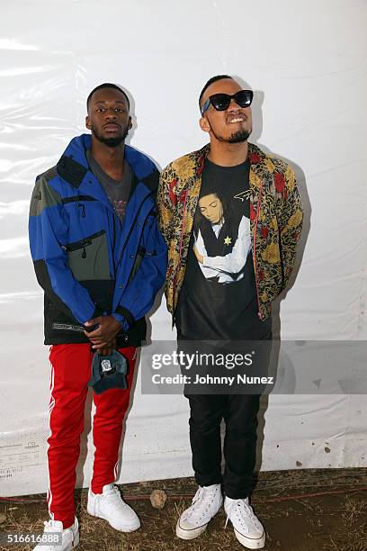 Recording artists GoldLink and Anderson .Paak attend Fader Fort presented by Converse at the SXSW Music Festival on March 19, 2016 in Austin, Texas.