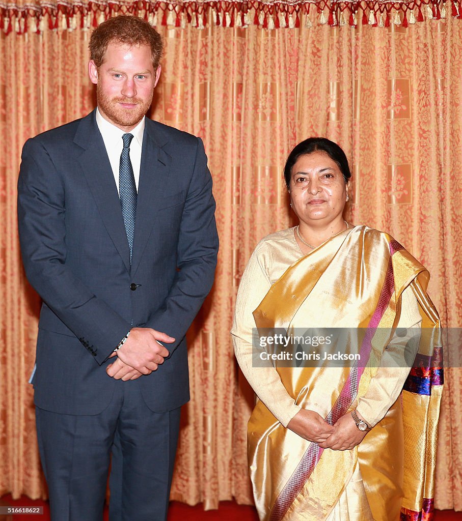 Prince Harry Visits Nepal - Day 2