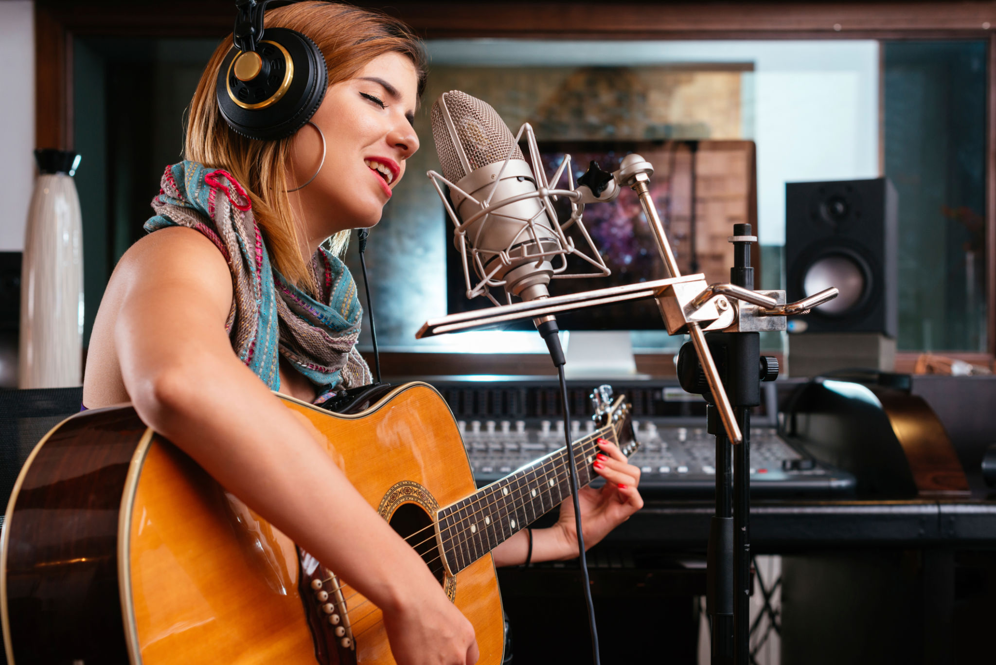 musician creating