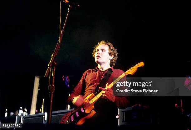 Billy Corgan of Smashing Pumpkins performs at Lollapalooza, Chicago, Illinois, May 15, 1994.