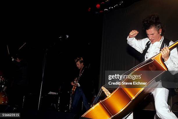 The Stray Cats perform at the Ritz, New York, July 24, 1992.