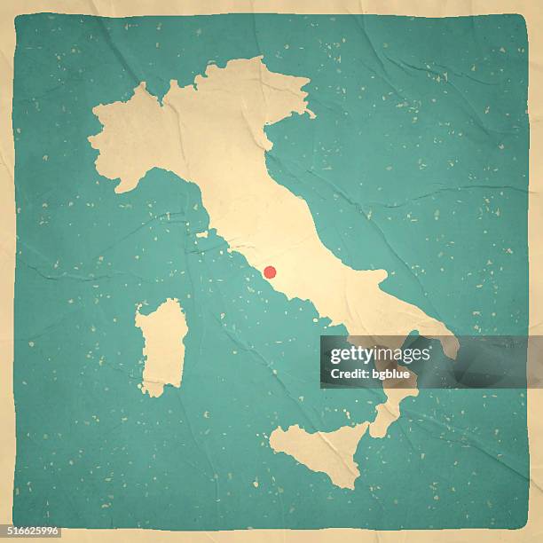 ilustraciones, imágenes clip art, dibujos animados e iconos de stock de antiguo mapa de italia-vintage papel textura - southern italy