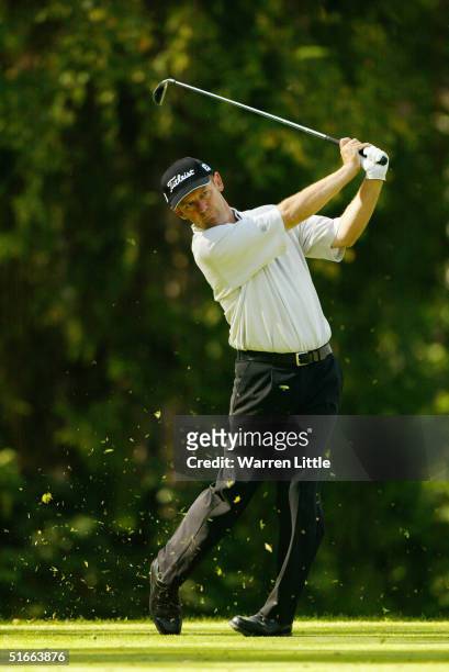 Jamie Spence of England during the second round of the BMW Russian Open at Moscow Golf and Country Club on August 13, 2004 in Moscow, Russia.