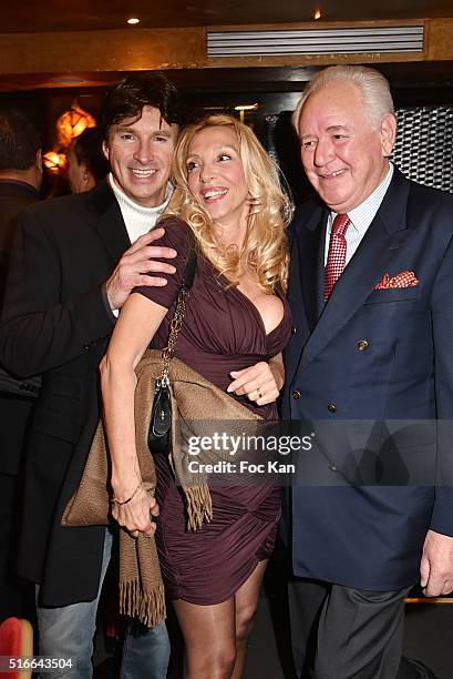 Frederic Ebel, Sylvie Elias and Robert Rossi attend "Springtime Celebration Party" : Hosted by "Les Amis d'Ismail" in Salons of the Maxime's Boat on...