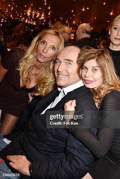Sylvie Elias and Philippe Streiff attend "Springtime Celebration Party" : Hosted by "Les Amis d'Ismail" in Salons of the Maxime's Boat on March 19,...