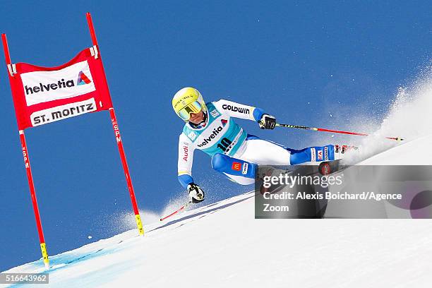 Maria Pietilae-Holmner of Sweden competes during the Audi FIS Alpine Ski World Cup Finals Men's Slalom and Women's Giant Slalom on March 20, 2016 in...