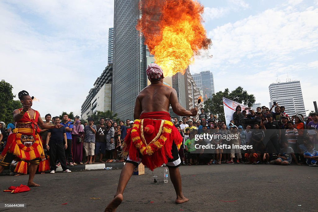 Traditional Dance 'Reog Ponorogo' Held In Indonesia