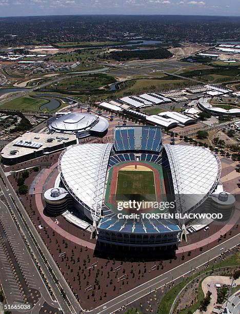 The Homebush Bay Olympic site is dominated by Stadium Australia 15 December 1999 which will be the venue for the opening and closing ceremonies,...