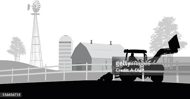 ilustraciones, imágenes clip art, dibujos animados e iconos de stock de granja orgánicos - establo