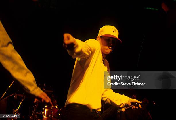 Mark Wahlberg aka Marky Mark and the Funky Bunch performs at the Ritz, New York, September 2, 1991.