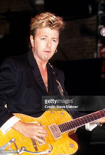 Brian Setzer of the Stray Cats performs at the Ritz, New York, July 24, 1992.