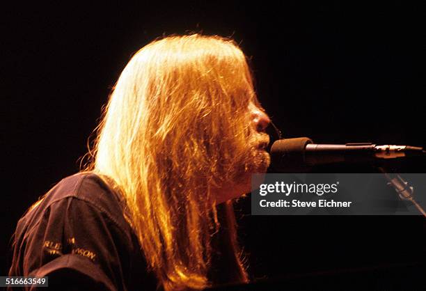 Gregg Allman of the Allman Brothers at Madison Square Garden, New York, October 1, 1990.