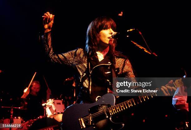 Chrissie Hynde of Pretenders performs at Irving Plaza, New York, May 24, 1994.