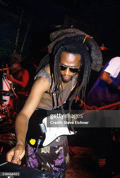 David Hinds of Steel Pulse performs at Wetlands Preserve, New York, August 14, 1995.