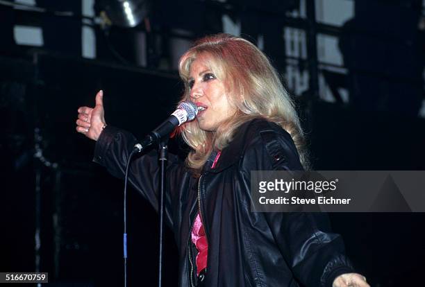 Nancy Sinatra performs at Limelight Club, New York, May 10, 1995.