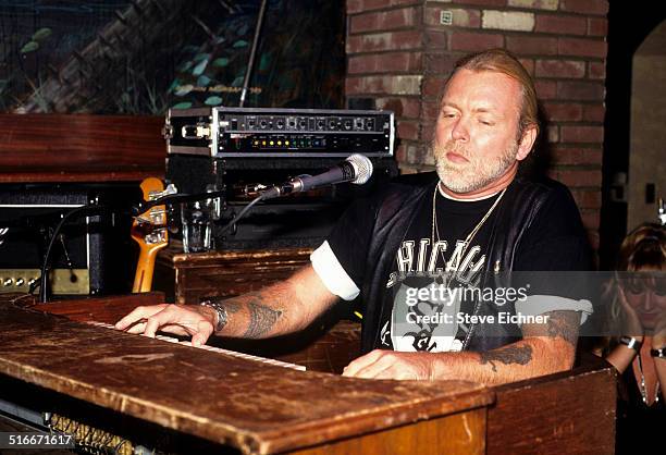 Gregg Allman of the Allman Brothers at Wetlands Preserve, New York, August 30, 1992.