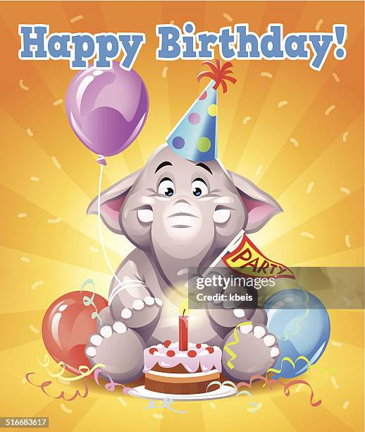 happy birthday - surprise birthday party stock illustrations