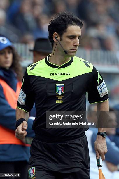 Gianluca Vuoto during the Serie A match between UC Sampdoria and AC Chievo Verona at Stadio Luigi Ferraris on March 20, 2016 in Genoa, Italy.