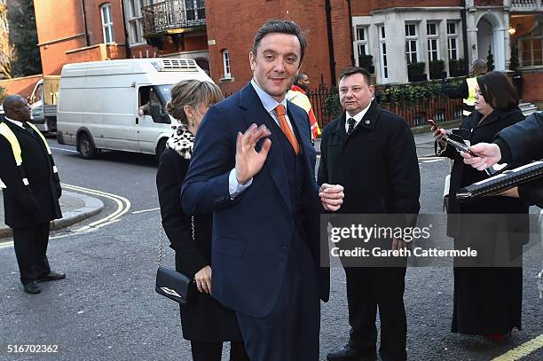 Peter Serafinowicz attends the Jameson Empire Awards 2016 at The Grosvenor House Hotel on March 20, 2016 in London, England.