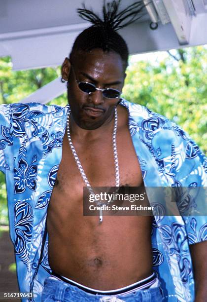 Coolio performs at Nassau Community College, Uniondale, New York, May 3, 2001.