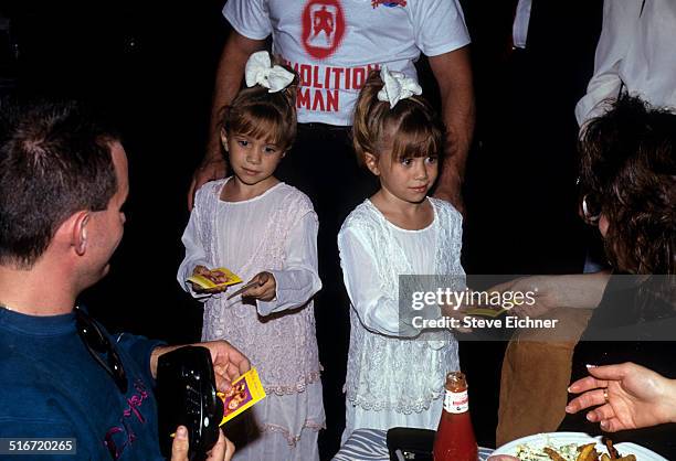 Olsen Twins at Planet Hollywood, New York, October 5, 1993.
