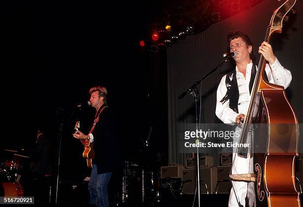 The Stray Cats perform at the Ritz, New York, July 24, 1992.