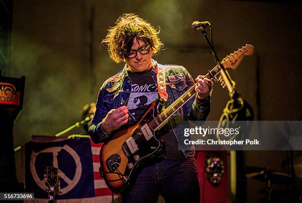 Singer-songwriter Ryan Adams performs at Music Is Universal presented by Marriott Rewards and Universal Music Group, during SXSW at the JW Marriott...