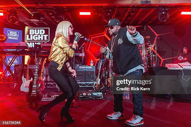 Big Grams Raise One to Right Now and treat the crowd to an exclusive performance during the Bud Light Music Showcase at the Bud Light Factory on...