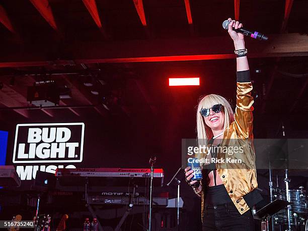 Big Grams Raise One to Right Now and treat the crowd to an exclusive performance during the Bud Light Music Showcase at the Bud Light Factory on...