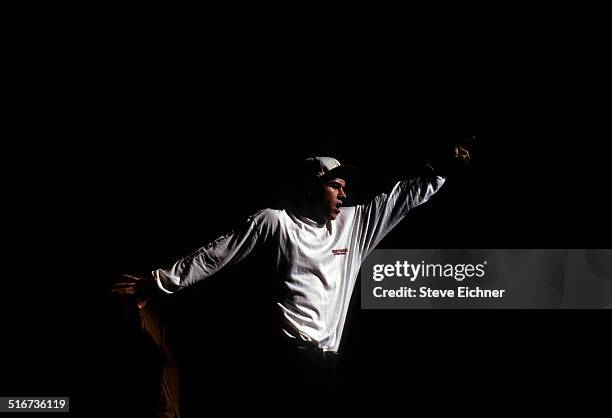 Mark Wahlberg aka Marky Mark and the Funky Bunch performs at the Ritz, New York, September 2, 1991.