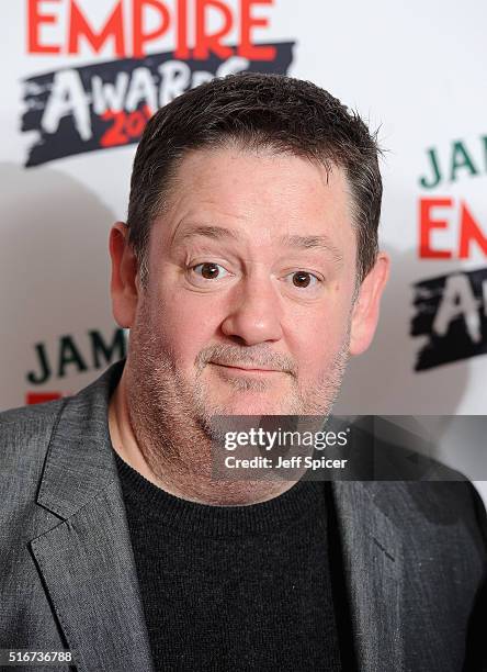 Johnny Vegas attends the Jameson Empire Awards 2016 at The Grosvenor House Hotel on March 20, 2016 in London, England.