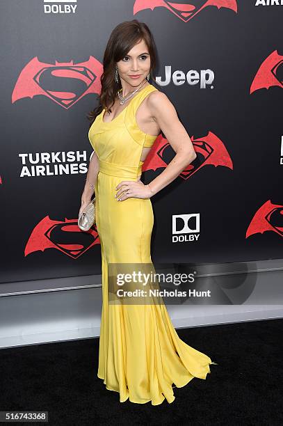 Actress Christina Wren attends the "Batman V Superman: Dawn Of Justice" New York Premiere at Radio City Music Hall on March 20, 2016 in New York City.