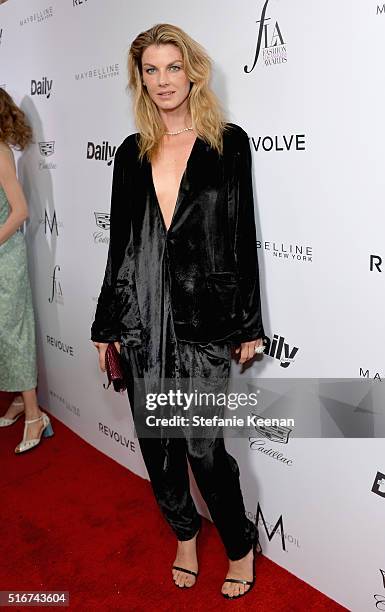 Model Angela Lindvall attends The Daily Front Row "Fashion Los Angeles Awards" 2016 at Sunset Tower Hotel on March 20, 2016 in West Hollywood,...