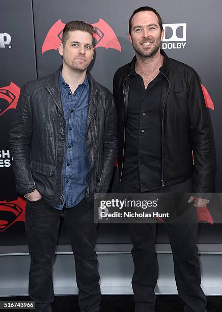 Actor Sullivan Stapleton attends the "Batman V Superman: Dawn Of Justice" New York Premiere at Radio City Music Hall on March 20, 2016 in New York...