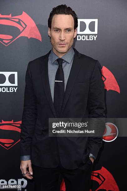 Actor Callan Mulvey attends the "Batman V Superman: Dawn Of Justice" New York Premiere at Radio City Music Hall on March 20, 2016 in New York City.