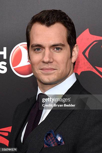 Actor Henry Cavill attends the launch of Bai Superteas at the "Batman v Superman: Dawn of Justice" premiere on March 20, 2016 in New York City.