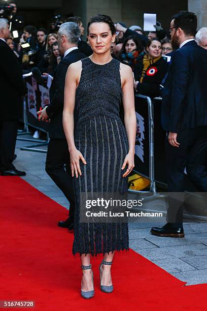 Daisy Ridley attends the Jameson Empire Awards 2016 at The Grosvenor House Hotel on March 20, 2016 in London, England.