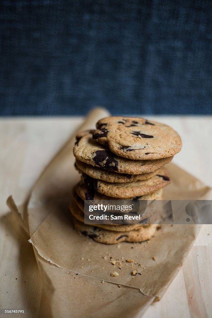 Chocolate Chip Cookie Stack