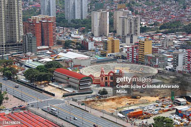 nuevo circo, caracas - avenida bolívar - fotografias e filmes do acervo