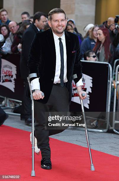 Greg McHugh attends the Jameson Empire Awards 2016 at The Grosvenor House Hotel on March 20, 2016 in London, England.