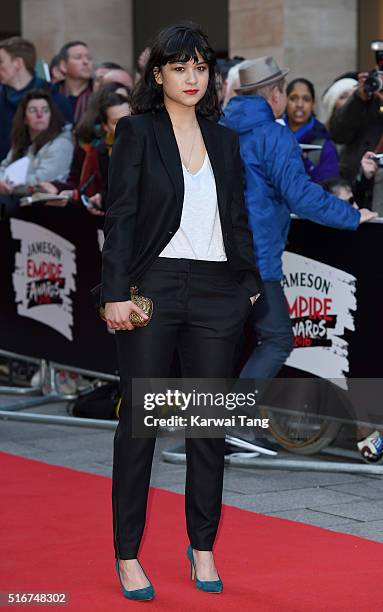 Isabella Laughland attends the Jameson Empire Awards 2016 at The Grosvenor House Hotel on March 20, 2016 in London, England.